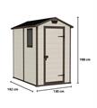 CASETTA MANOR 4X6  130X192X198  KETER