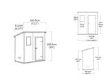CASETTA MANOR PENT 6X4 184X111X200 KETER