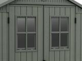 CASETTA DARWIN SHED VERDE 6X6 C/FINESTRE FRONTALI KETER