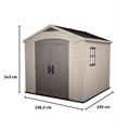 CASETTA FACTOR 8X8  256,5X255X243  KETER