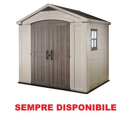 CASETTA FACTOR 8X6 178X196X208H BEIGE KETER