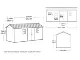 CASETTA NEWTON PLUS 7517/1775 MARRONE KETER