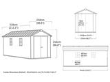 CASETTA NEWTON PLUS 7517/1775 MARRONE KETER