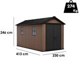 CASETTA NEWTON PLUS 7513/1375 MARRONE KETER