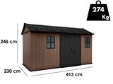 CASETTA NEWTON PLUS 7513/1375 MARRONE KETER