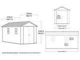 CASETTA NEWTON PLUS 7515/1575 MARRONE KETER