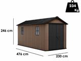 CASETTA NEWTON PLUS 7515/1575 MARRONE KETER