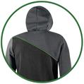 FELPA U-POWER JUPITER ASPHALT GREY TG.XXL  C/CAPP.C/ZIP