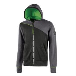 FELPA U-POWER JUPITER ASPHALT GREY TG.M  C/CAPP.C/ZIP