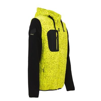 FELPA U-POWER RAINBOW YELLOW FLUO TG.XXL  C/CAPP.C/ZIP