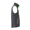 GILET U-POWER UNIVERSE ASPHALT GREY/GREEN TG.L