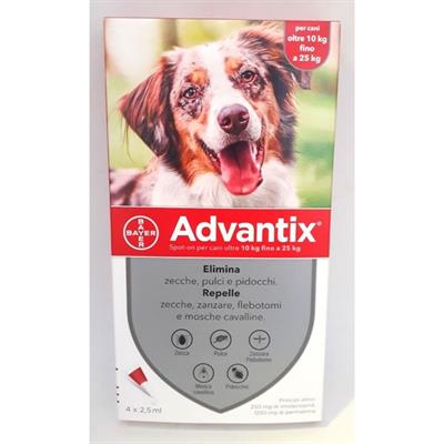 ADVANTIX SPOT ON CANI 10-25 KG 4X2,5 ML ELANCO