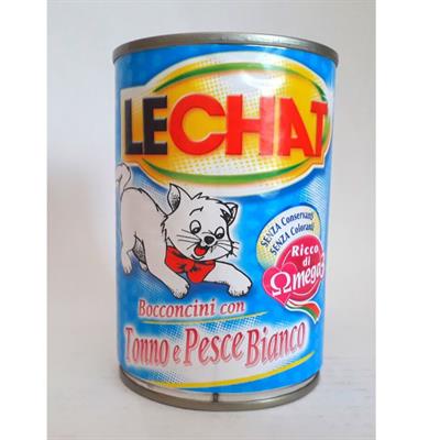 LECHAT 400 GR.BOCC.TONNO/P.BIANCO