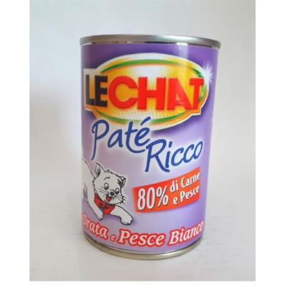 LECHAT 400 GR.PATE ORATA/P.BIANCO