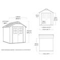 CASETTA NEWTON 757  228X223,5X252H  KETER