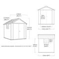 CASETTA OAKLAND 757  229X223,5X242H KETER