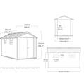 CASETTA OAKLAND 7511  230X350X242H KETER