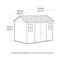 CASETTA OAKLAND 1175  350X229X254H KETER