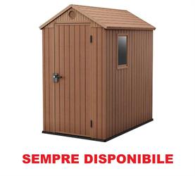 CASETTA DARWIN 4X6 MARRONE 126X185X205 KETER
