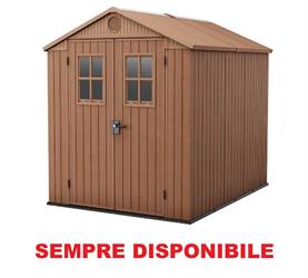 CASETTA DARWIN SHED 6X8 MARRONE 190X244X221H KETER