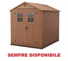 CASETTA DARWIN SHED 6X8 MARRONE 190X244X221H KETER