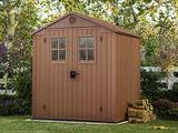 CASETTA DARWIN SHED MARRONE 6X6 C/FINESTRE FRONTALI KETER