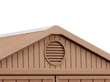 CASETTA DARWIN SHED MARRONE 6X6 C/FINESTRE FRONTALI KETER