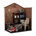 CASETTA DARWIN SHED 6X4 MARRONE C/FINESTRE FRONTALI KETER