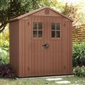 CASETTA DARWIN SHED 6X4 MARRONE C/FINESTRE FRONTALI KETER