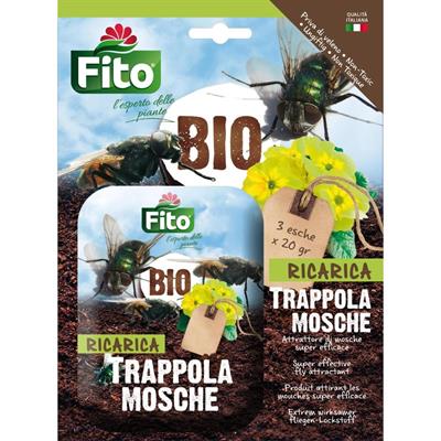 FITO BIO RICARICA TRAP.MOSCHE 3X20 GR.