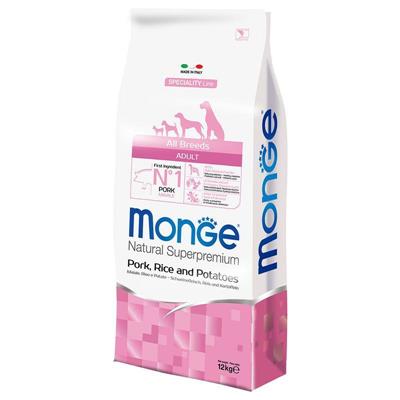 MONGE DOG 12 KG. ALL BREEDS PUPPY MAIALE/RISO/PATATE