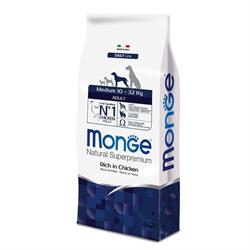 MONGE DOG 12 KG. MED. ADULT C/POLLO